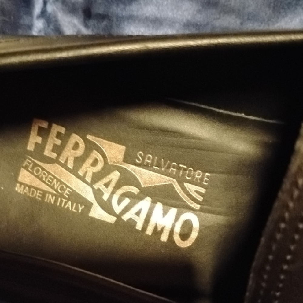Salvatore Ferragamo Black Loafers